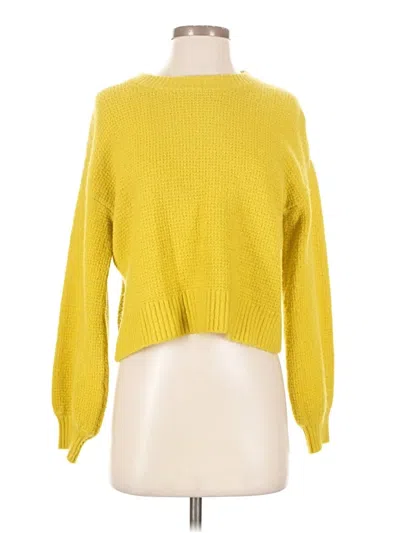 Pre-owned Saturday Sunday Pullover Sweater In Yellow