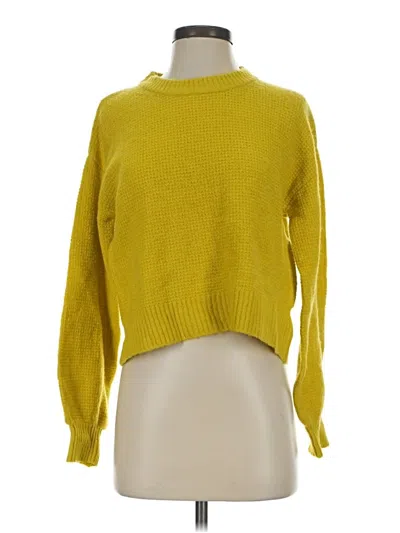Pre-owned Saturday Sunday Pullover Sweater In Yellow