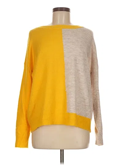 Pre-owned Saturday Sunday Pullover Sweater In Yellow