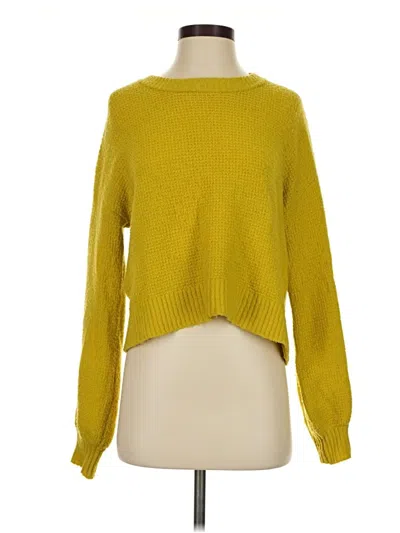 Pre-owned Saturday Sunday Pullover Sweater In Yellow