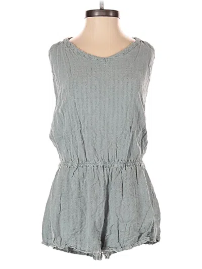 Pre-owned Saturday Sunday Romper In Teal