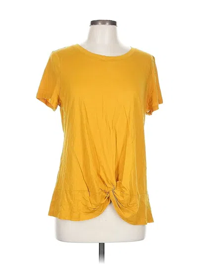 Pre-owned Saturday Sunday Short Sleeve T-shirt In Yellow