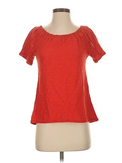 Pre-owned Saturday Sunday Short Sleeve T-shirt In Red