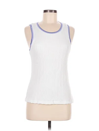 Pre-owned Saturday Sunday Sleeveless T-shirt In White