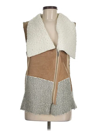 Pre-owned Saturday Sunday Sweater Vest In Brown