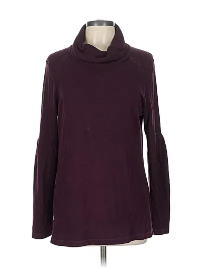 Pre-owned Saturday Sunday Turtleneck Sweater In Burgundy