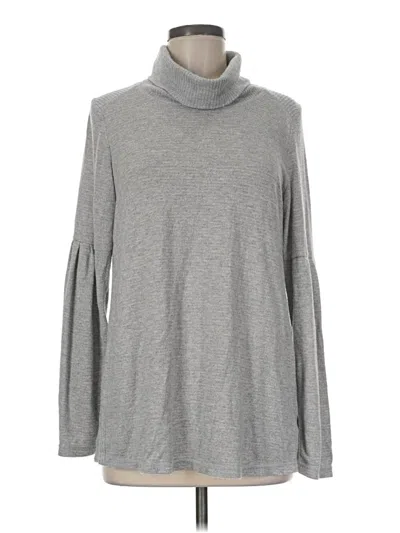 Pre-owned Saturday Sunday Turtleneck Sweater In Gray