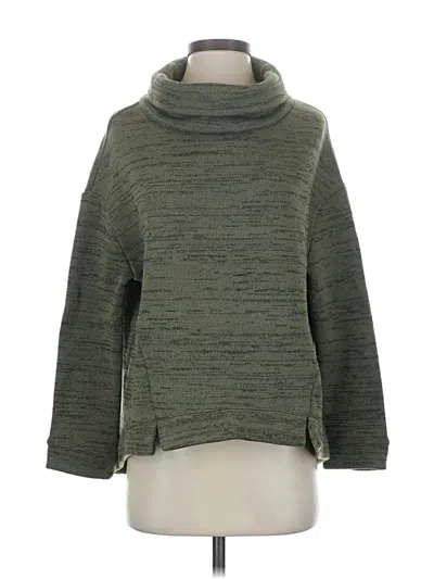 Pre-owned Saturday Sunday Turtleneck Sweater In Green