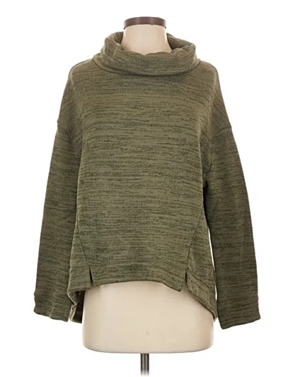 Pre-owned Saturday Sunday Turtleneck Sweater In Green