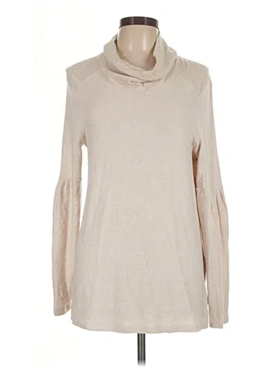 Pre-owned Saturday Sunday Turtleneck Sweater In Tan