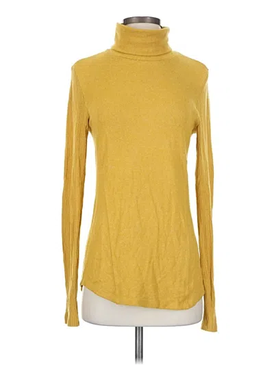 Pre-owned Saturday Sunday Turtleneck Sweater In Yellow