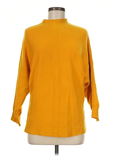 Pre-owned Saturday Sunday Turtleneck Sweater In Yellow