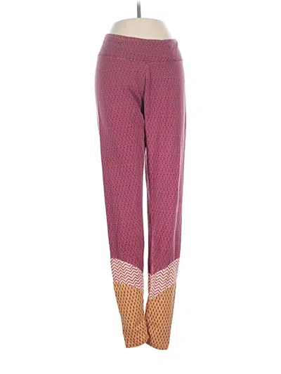 Pre-owned Saturday Sunday Yoga Pants In Pink