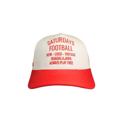 Pre-owned Saturdays Football Guadalajara 5 Panel Cap 'white' | Men's Size Onesize