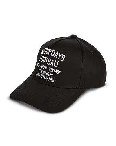 Saturdays Football La Five Panel Cap In Black