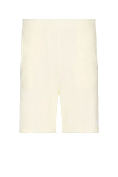 Saturdays Surf Nyc Austin Pique Sweat Short In Antique White