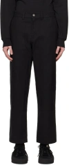 Saturdays Surf Nyc Black Morris Trousers In Black