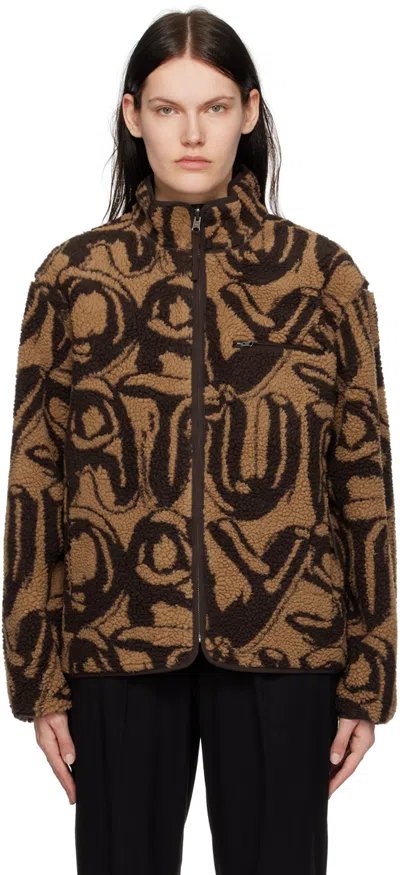 Saturdays Surf Nyc Brown Reversible Spencer Jacket In Downtown Brown