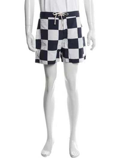 Pre-owned Saturdays Surf Nyc Colorblock Pattern Shorts In Neutrals