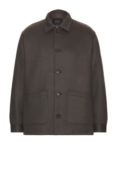 Saturdays Surf Nyc Coverall Wool Shirt Jacket In Taupe