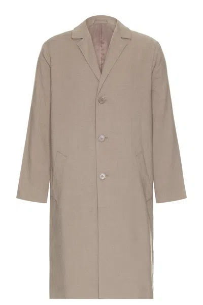SATURDAYS SURF NYC DAIKANYAMA WOOL GABARDINE COAT