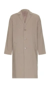 Saturdays Surf Nyc Daikanyama Wool Gabardine Coat In Taupe