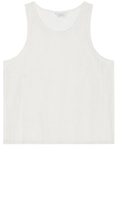 Saturdays Surf Nyc Gabriel Cotton Lace Tank In Ivory