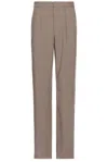Saturdays Surf Nyc George Wool Gabardine Trouser In Taupe