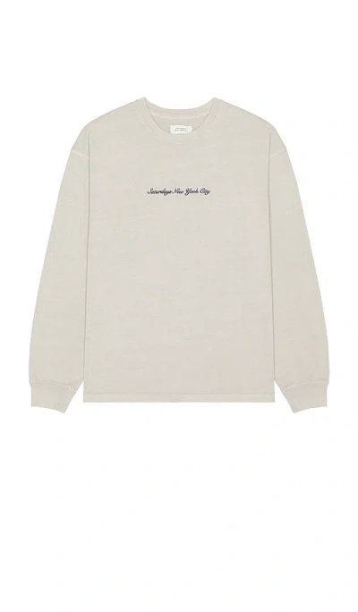 Saturdays Surf Nyc Shirtkleider In Light Grey