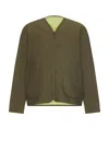 Saturdays Surf Nyc Khari Reversible Jacket In Army Green