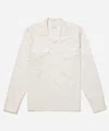SATURDAYS SURF NYC MARCO DOUBLE POCKET SHIRT IN IVORY