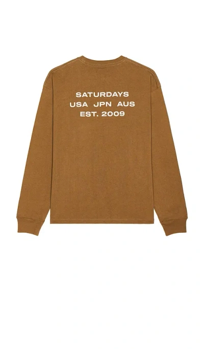 Saturdays Surf Nyc Shirtkleider In Camel
