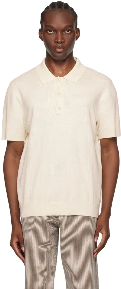 Saturdays Surf Nyc Off-white Jahmad Polo In Ivory