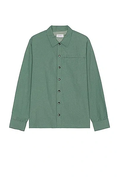 Saturdays Surf Nyc Ryan Utility Long Sleeve Shirt In Dark Forest