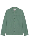 Saturdays Surf Nyc Ryan Utility Long Sleeve Shirt In Dark Forest
