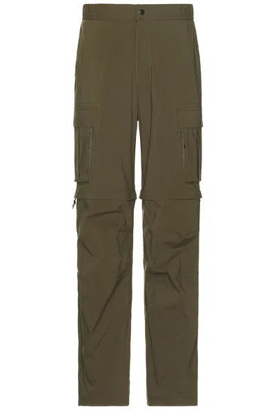 Saturdays Surf Nyc Tota Convertible Pant In Army Green