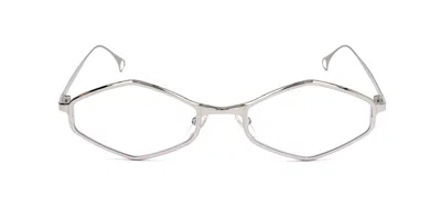 Saturnino Eyewear Imperial Men's Glasses, Silver, Size 55