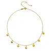 Satya Jewelry Aligned In Harmony Chakra Choker In Gold
