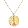 Satya Jewelry Aligned In Purpose Chakra Necklace In Gold