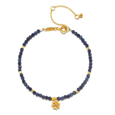 Satya Jewelry Birthstone Bracelet In Blue