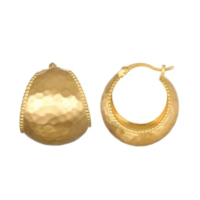 Satya Jewelry Confident Beauty Dot Earrings In Gold