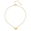 Satya Jewelry Emergence Gold Sunburst Necklace In Gold