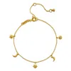 Satya Jewelry Enchanted Journey Celestial Charm Bracelet In Gold