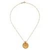 Satya Jewelry Gold Mandala Necklace In Gold