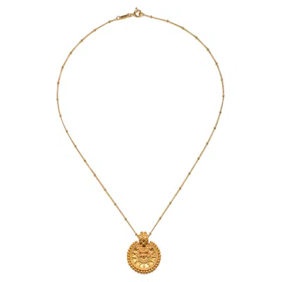 Satya Jewelry Gold Mandala Necklace