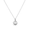 Satya Jewelry Here Comes The Sun Silver Necklace In Silver