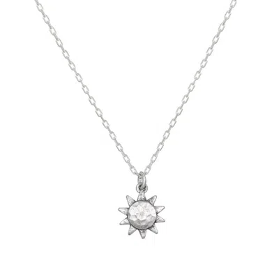 Satya Jewelry Here Comes The Sun Silver Necklace