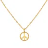 Satya Jewelry In Pursuit Of Peace Necklace In Gold
