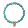 Satya Jewelry In Transformation Turquoise Gemstone Bracelet In Blue