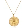 Satya Jewelry Lakshmi Hindu Goddess, Abundance Necklace In Gold